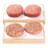 Foto van De Vleeschmeesters Angus of kip-kalkoen burgers