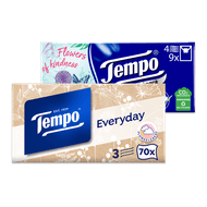 Foto van Tempo tissues of zakdoekjes