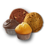 American cookies of muffins