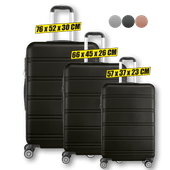 3-delige hard-case kofferset 