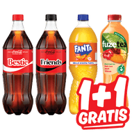 Coca-cola, Fanta, Sprite of Fuze Tea