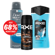 Axe of Dove Deodorant of Douchegel
