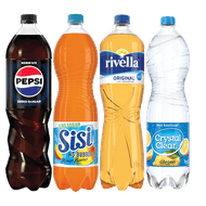 Pepsi, Sisi, Rivella of Crystal Clear