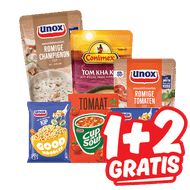 Conimex of Unox Soep In Zak, Good Noodles, Pasta, Potatoes of Cup-a-soup