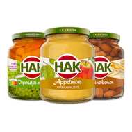 Hak groente of appelmoes