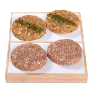 De Vleeschmeesters Kip-kalkoen of kip caprese burgers