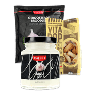 Vita pops of Paolo knoflookbroodjes of dip