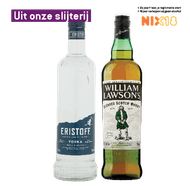 Eristoff Vodka of William Lawson's Whisky