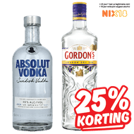 Gordon's Gin of Absolut Vodka
