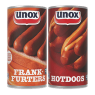 Unox hotdogs of Frankfurters