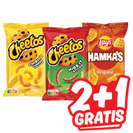 Mama Mia's, Pomtips, Hamka's, Ringlings of Cheetos 