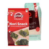 Saitaku nori snack, Mirin rijstwijn of Obento sushi rijst