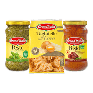 Grand'Italia pesto, gnocchi of tagliatelle all'Uovo