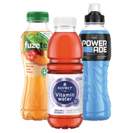 Sourcy, Powerade, Aquarius of Fuze Tea 