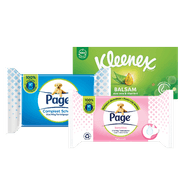 Kleenex of Page Vochtig Toiletpapier 