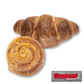 Ham-kaas croissant of ronde kaassuisse