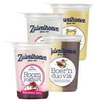 Zuivelhoeve Roomyoghurt of Boer'n vla