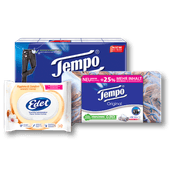 Edet vochtig toiletpapier of Tempo