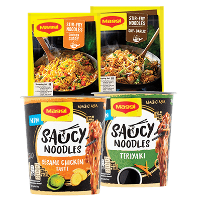 Maggi Roerbaknoedels  of Saucy Noodles 