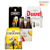 Duvel, La Chouffe, Karmeliet of Conret speciaalbier