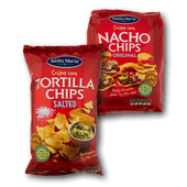 Santa Maria tortilla of nacho chips