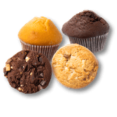 American cookies of muffins