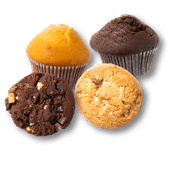 American cookies of muffins