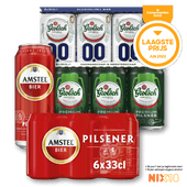 Amstel of Grolsch pilsener of 0.0%