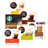 Nescafé of Starbucks Dolce Gusto koffiecups
