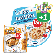 Jan Pannenkoeken, Poffertjes of Pancakes