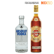 Absolut Vodka of Havana Club Rum