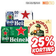 Heineken, Silver, Birra Moretti Pilsener of 0.0