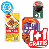 Mora of Hebro Saté of Mora Gehaktballetjes