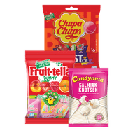 Chupa Chups, Mentos, Candyman of Fruit-tella