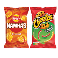 Mama Mia's, Pomtips, Hamka's, Ringlings of Cheetos