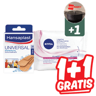 Nivea Crème, Reinigingsdoekjes, Labello Classic of Hansaplast Universal