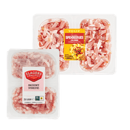Slagerskwaliteit  Spekreepjes Ongerookt of Tulip Spekreepjes Julienne