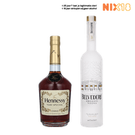 Hennessy Cognac Vs of Belvedere Vodka