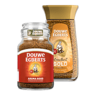 Douwe Egberts oploskoffie Gold of Aroma rood