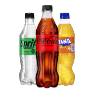 Coca-Cola, Fanta, Sprite, Fuze tea of Aquarius