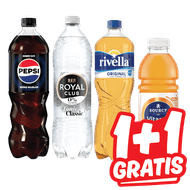 Pepsi, Royal Club, Pepsi, Rivella, 7up of Sourcy Vitaminwater