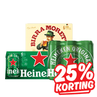 Heineken, Silver, Birra Moretti Pilsener of 0.0