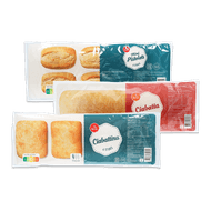 1 de Beste Ciabatta, wit stokbrood, ciabattina's of piccolo's