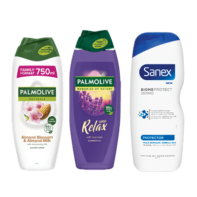 Palmolive of Sanex Bad of Douche