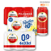 Amstel pilsener, radler of 0.0%