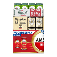 Amstel, Grolsch of Warsteiner