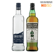 Eristoff Vodka of William Lawson's Whisky