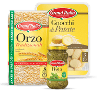 Grand'italia Pesto, Gnocchi of Orzo