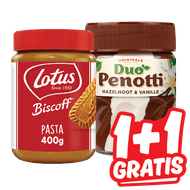 Duo Penotti of Lotus Speculoospasta
