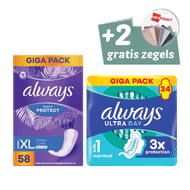 Always Maandverband of Inlegkruisjes